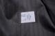 Men's casual Cotton Allover print Long sleeve shirt Black v222