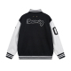 Men's casual embroidery  Long sleeve  jacket black 112