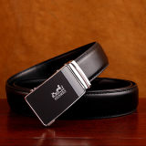 Men's Genuine Leather 35mm automatic buckle Belt 120cm 5326