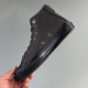 chuck 70 black zip High top canvas shoes Brown
