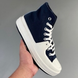 All Star Construct High top canvas shoes blue