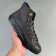 chuck 70 black zip High top canvas shoes Brown