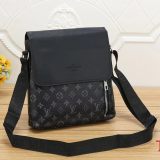 Men's Flip Style Shoulder Strap Light-luxury Retro Shoulder Bag Crossbody Bag 2601
