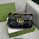 Women's GG Marmont Gold Label Logo Quilted Leather Chain Bag Single Shoulder Crossbody Bag 7725