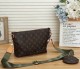 Women's Classic Printed Ribbon Chain Decoration with Exquisite Wallet Single Shoulder Crossbody Handbag 715