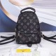 Women's LOUIS VUITTON Palm Springs Classic Canvas Canvas &Leather Schoolbag Backpack 116