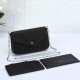 Women's Minimalist Leather Chain Paired with Wallet Crossbody Shoulder Bag 2746