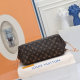 Women's Neverfull GM Canvas Patchwork Leather with Cardbag Tote Bag Shopping Bag Single Shoulder Handbag 40996