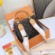 Women's Cluny Mini Printed Detachable Shoulder Strap Canvas Panel Leather Cross Shoulder Handbag brown 61833
