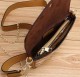 Women's Classic Printed Chain Canvas Patchwork Leather Crossbody Shoulder Handbag Y3846