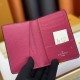 Men's Classic Printed Fashion Cowhide Wallet Card Bag pink M30301
