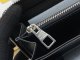 Men's New Retro Embossed Calf Leather Wallet Card Bag black M60017