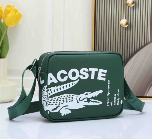 Men's Crocodile Patterned Letter Print Adjustable Shoulder Strap Crossbody Shoulder Bag F4032