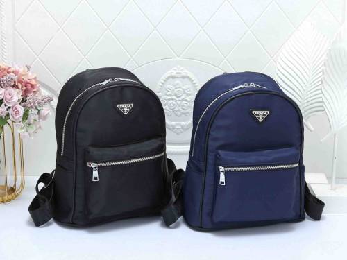 Men's Classic Logo Canvas Backpack Travel Bag Schoolbag 072