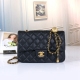 Women's Classic Diamond Grid Gold Buckle Adjustable Shoulder Strap Dheepskin Flip Style Crossbody Shoulder Bag black 28228