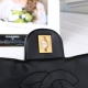 Women's Classic Diamond Grid Gold Buckle Adjustable Shoulder Strap Sheepskin Flip Style Crossbody Shoulder Bag black 28228