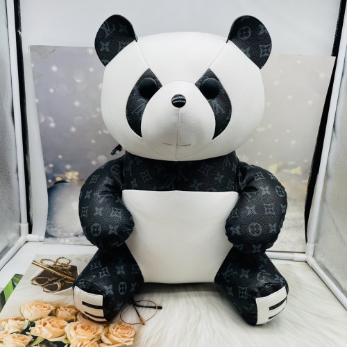 Classic Printed Quilted Panda Doll