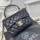 Women's Classic Flap Diamond Patterned Chain Lambskin Flap Style Crossbody Shoulder Handbag black 6038