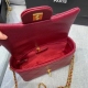 Women's Classic Flap Gold Button Diamond Plaid Sheepskin Chain Flip Over Crossbody Shoulder Bag 6057