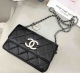 Women's Diamond Patterned Silver Embroidered Leather Chain Crossbody Shoulder Bag 8033