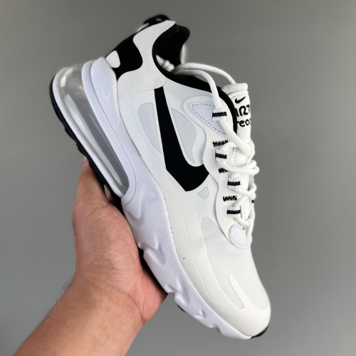 Air Max 270 React White Running Shoes