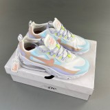 Air Max 270 React Shoes white blue Orange purple