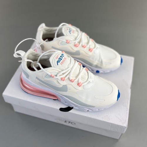 Air Max 270 React White pink Running Shoes