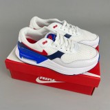 Air Max Systm running shoes white blue