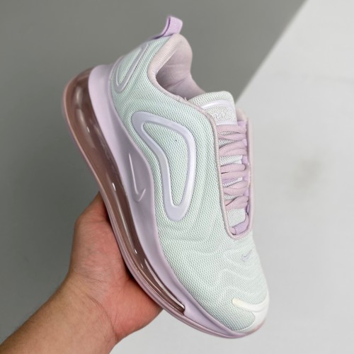 Air Max 720 running shoes white pink AO2924