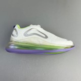 Air Max 720 running shoes White Green Purple AO2924-010