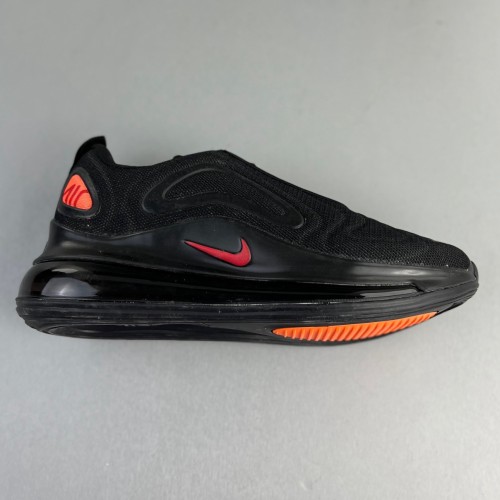 Air Max 720 running shoes black red AO2924-010