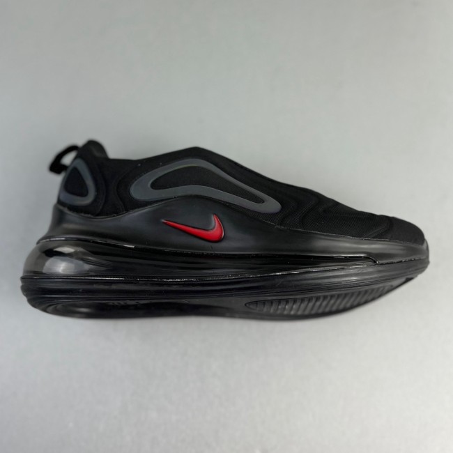 Air Max 720 running shoes black red AO2924-010