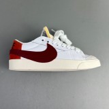 Blazer Low 77 Jumbo Board shoes white red DQ1470-106