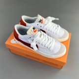 Blazer Low 77 Jumbo Board shoes white red DQ1470-106