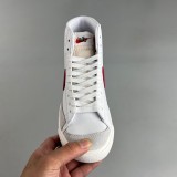 Blazer Low 77 Jumbo Board shoes white red BQ6806-100