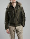 Men's GOBI winter thickened warm hooded down jacket olive