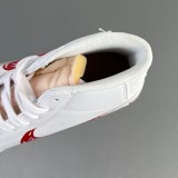 Blazer Mid 77 Sketch White Red Board shoes CW7580-100