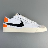 Blazer Low 77 Jumbo Board shoes White Black orange FD0378-121
