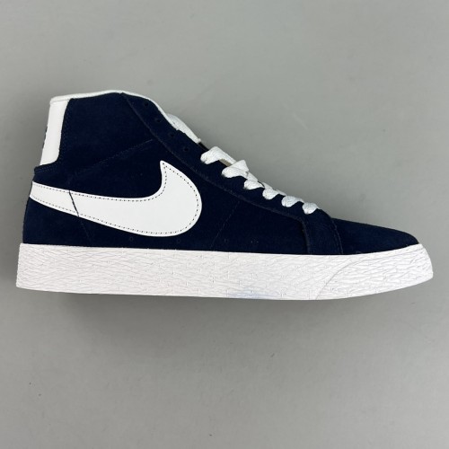 SB Zoom Blazer Mid Board shoes dark blue White 864349