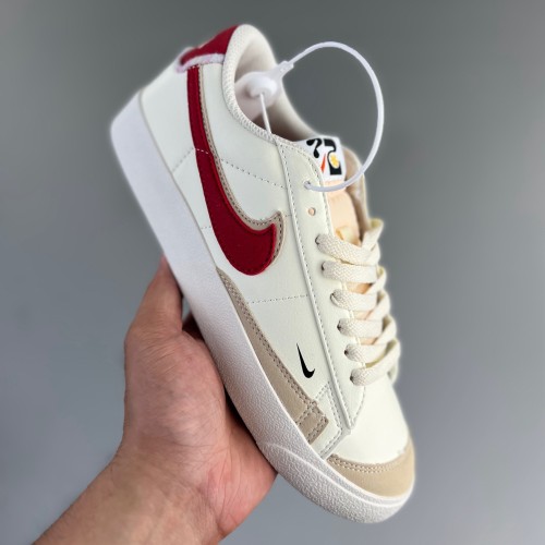 Blazer Low 77 JUMBO Board shoes white red DO9777-001