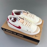 Blazer Low 77 JUMBO Board shoes white red DO9777-001