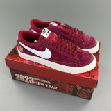 Blazer Mid 77 Suede Board shoes red white DB5461-001