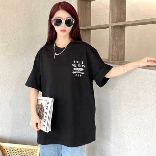 Adult 100% Cotton casual Print short sleeved Crewneck t shirt Tees Clothing oversized