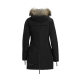 Women's SELMA Long winter thickened warm hooded down jacket black