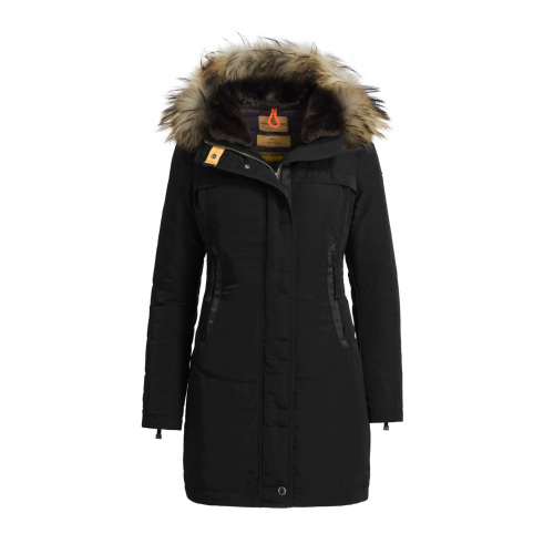 Women's SELMA Long winter thickened warm hooded down jacket black