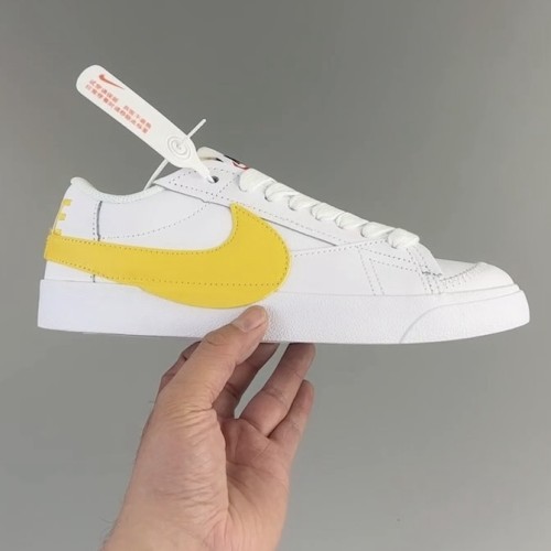 Blazer Low 77 Jumbo Board shoes white yellow DV6484-100