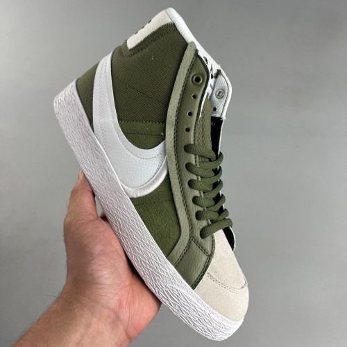 SB ZOOM BLAZER LOW Board shoes Green white DR9144