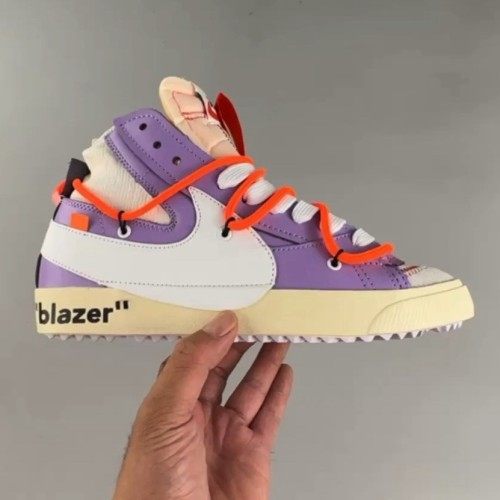 Blazer Mid 77 Jumbo Board shoes Purple white DD3111-100