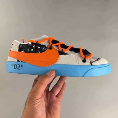 Blazer Mid 77 Jumbo Board shoes Orange blue DN2158-100