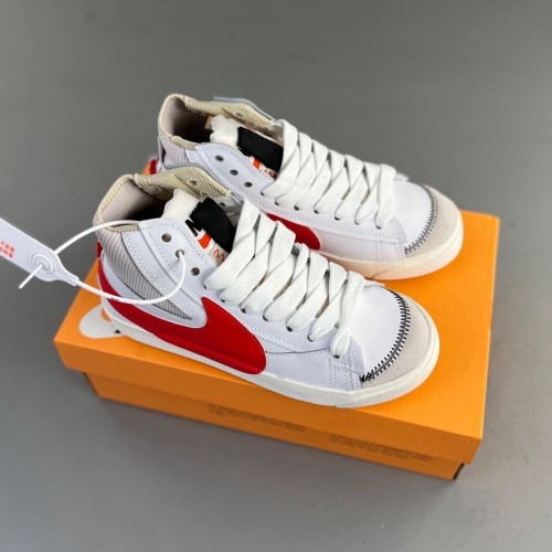 WMNS Blazer Low LX Board shoes White red DQ1471-800